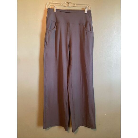 ESOFT Wide Leg Pants High-Waisted Yoga Work Dress Pants Pockets M NWOT - Picture 3 of 7